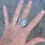 Thumbnail: Mojave Desert Agate set in Sterling Silver Giant Sequoia Tree Adjustable Ring