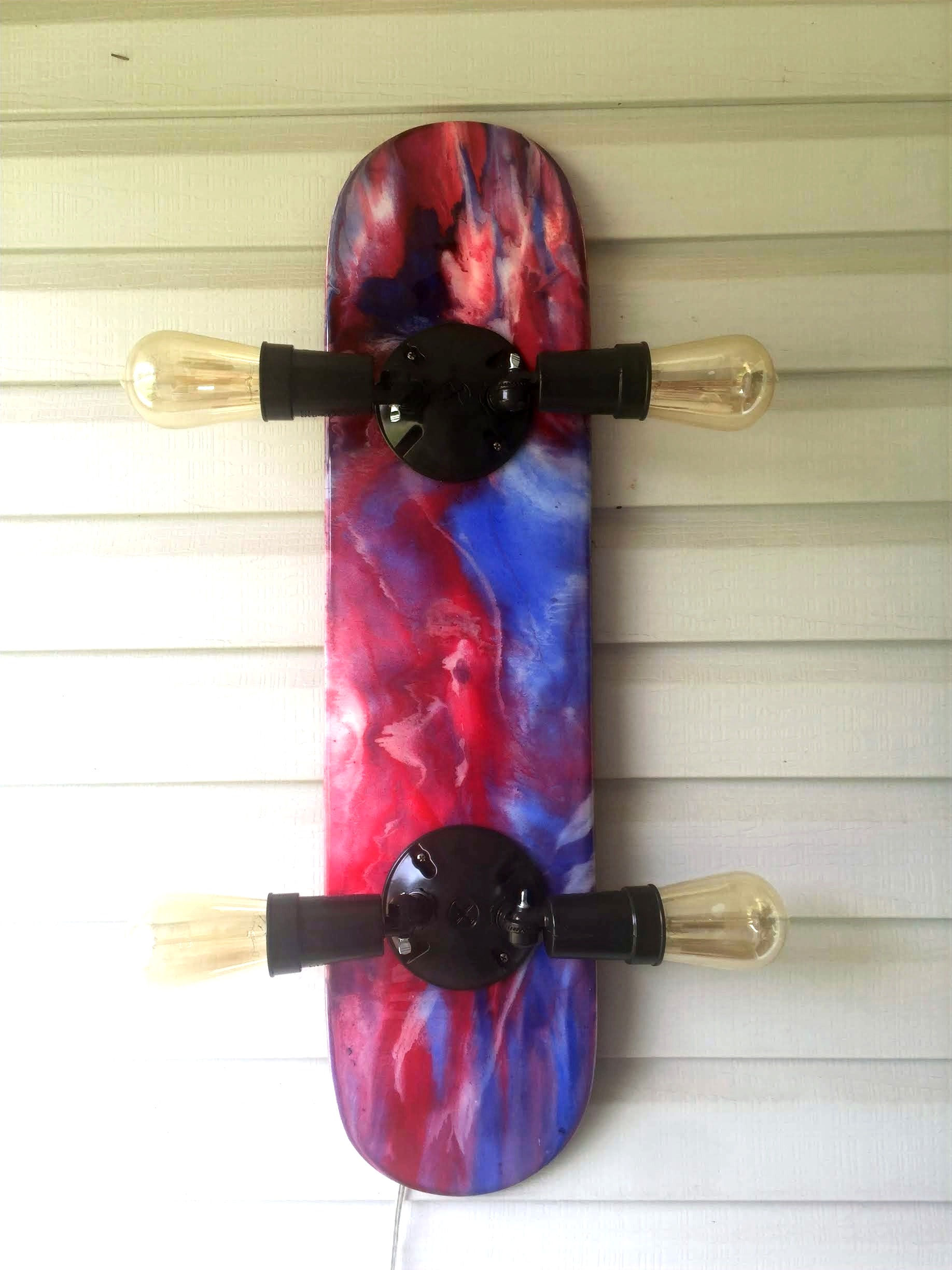 Skateboard Light Fixture