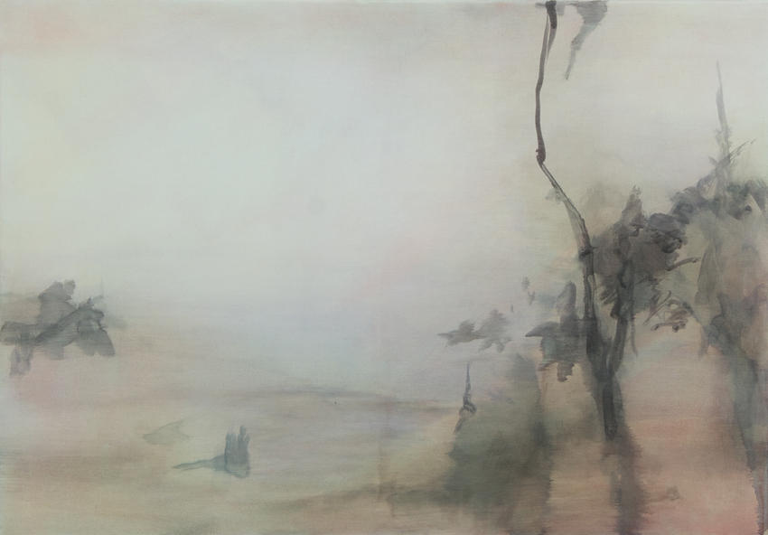 LA13.7, 100 x 80 cm, Acryl auf Leinwand