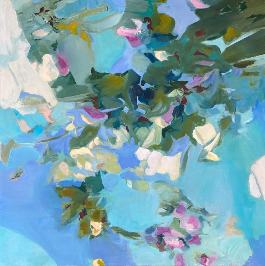 WIP_2, 80 x 80 cm, Öl auf Leinwand