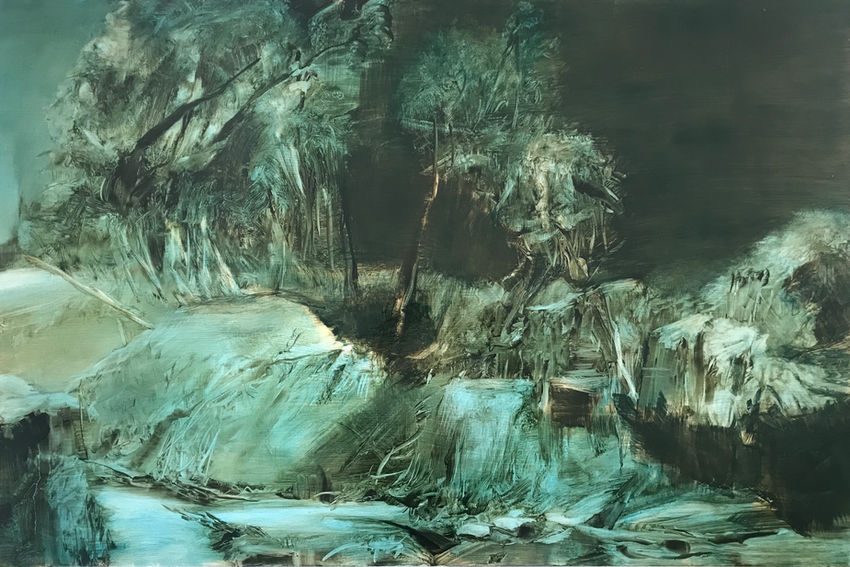 LA15.4, 120 x 80 cm, Öl auf Leinwand