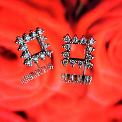 Diamonds Square Studs