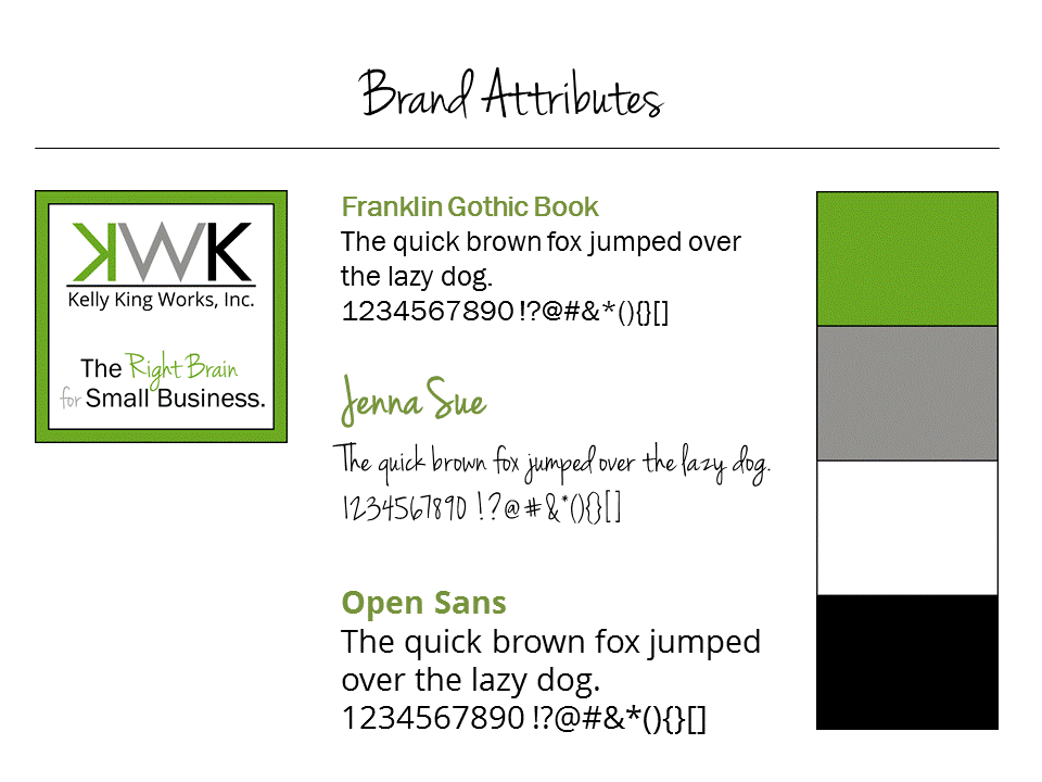 Brand Attributes {Updated June 2014}