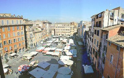 Above the Piazza Campo de’ Fiori