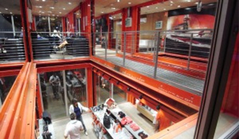 Interior of PUMA CITY