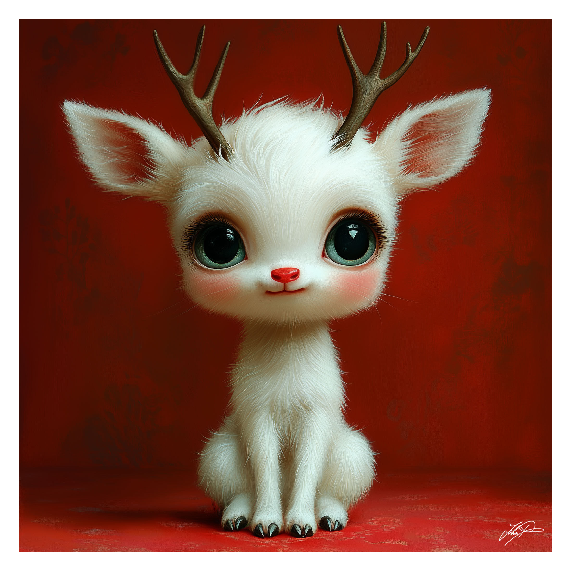Cutie 002 - Merry Christmas little red nose