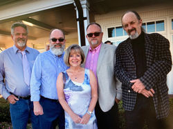 Larry with siblings Robert, Candy, Bart, David