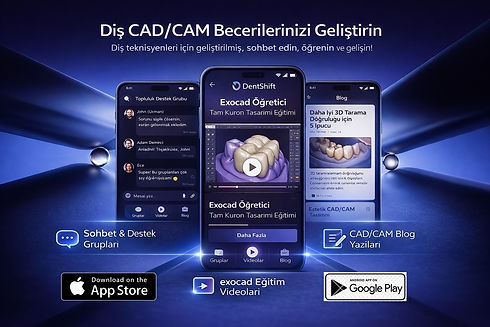 Diş CAD/CAM Becerilerinizi Geliştirin, Exocad Eğitimi, sohbet et, öğren ve geliş. ExocadTraining | Profesyonel Exocad Eğitimleri...