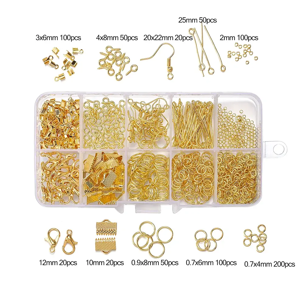 Miniatura: Alloy Accessories Jewelry Findings Set Repair Tools Lobster Clasp Open Jump