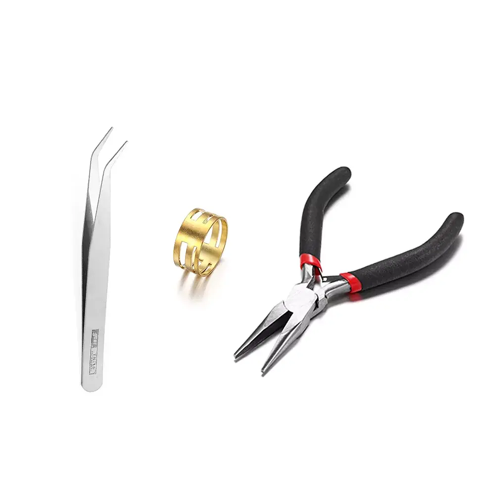Thumbnail: Alloy Accessories Jewelry Findings Set Repair Tools Lobster Clasp Open Jump