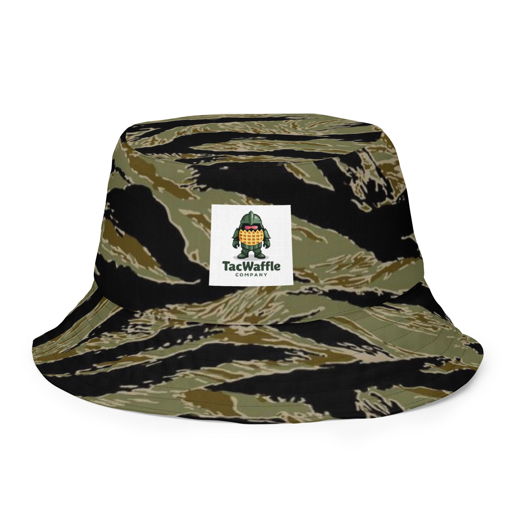 Tiger Stripe/DNC Reversible bucket hat