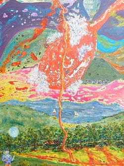 Anioły I, ol.+ak.,tech. miesz.,pł.100x73, 2012