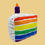 Thumbnail: Funfetti Cake Dog Toy