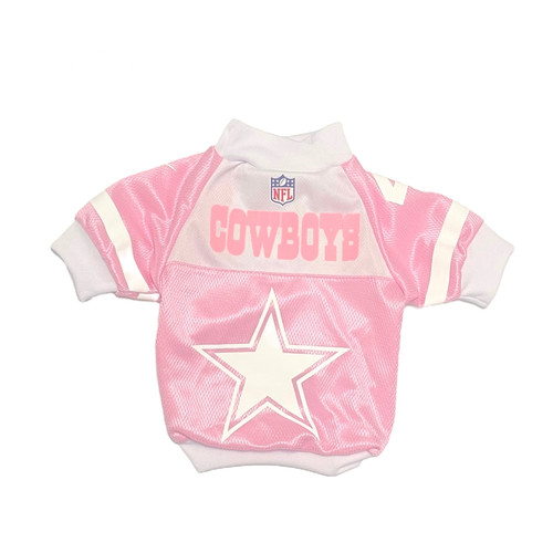 Pink Baby Girl Dallas Cowboys Jersey Pink Cowboys Jersey Daisy Dog