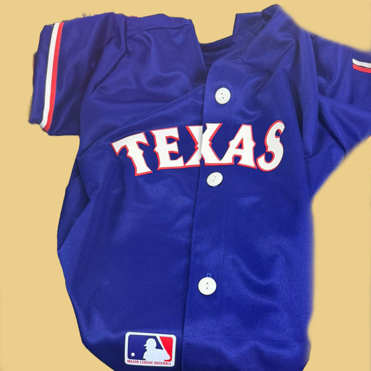 Blue Texas Rangers Pet Jersey