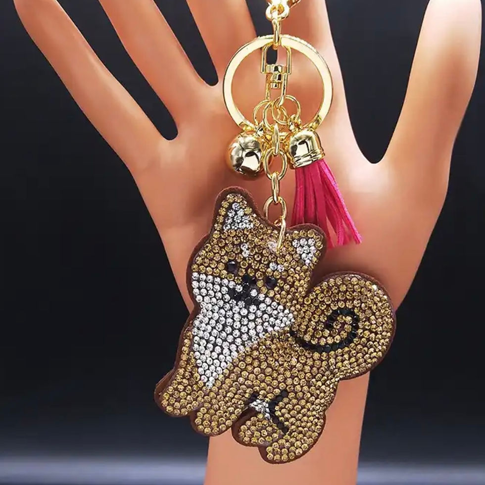 Thumbnail: Dog Tassel Keychains