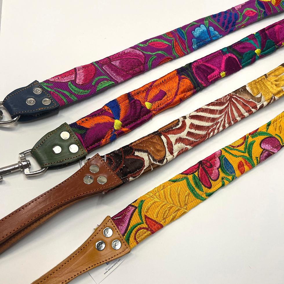 Thumbnail: Embroidered Mex Leash Assorted