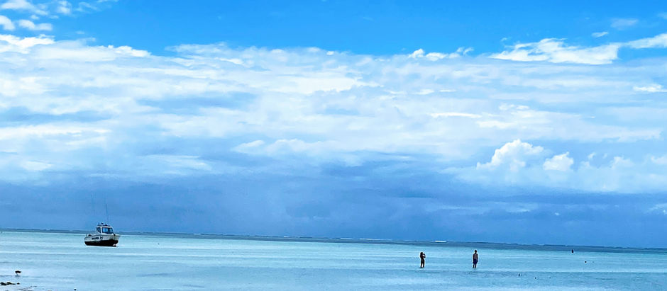 White sand beaches with warm turquoise waters in Zanzibar