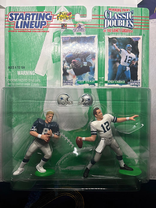 1997 Starting Lineup Classic Doubles Winning Pairs Troy Aikman