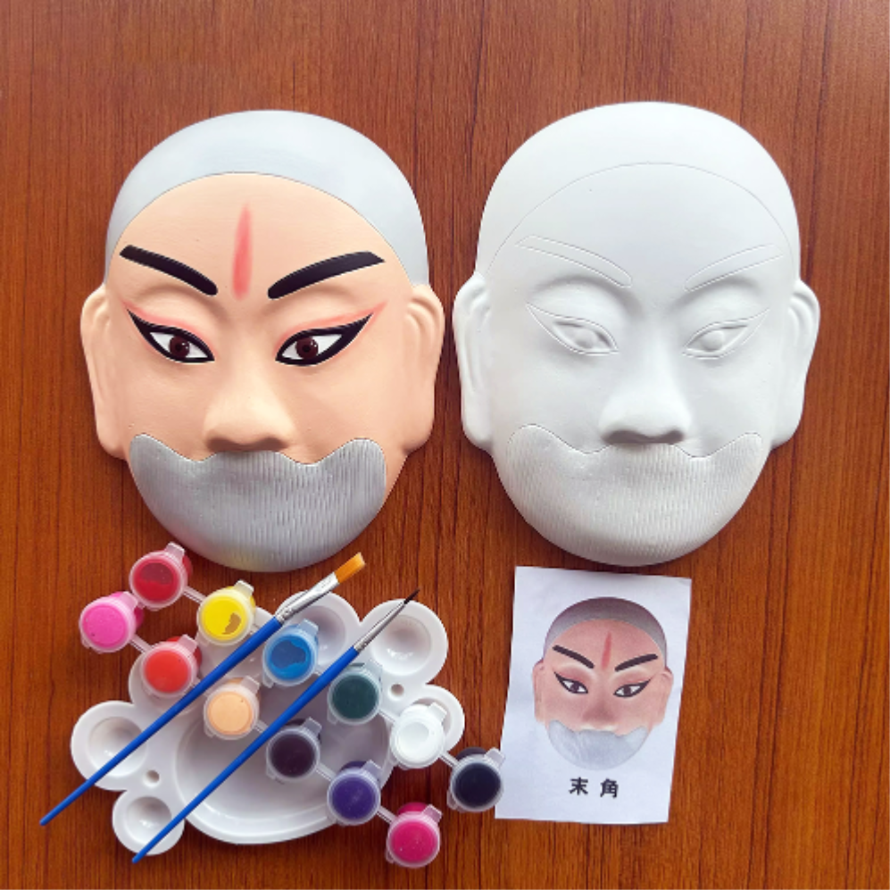 京劇石膏臉譜彩繪