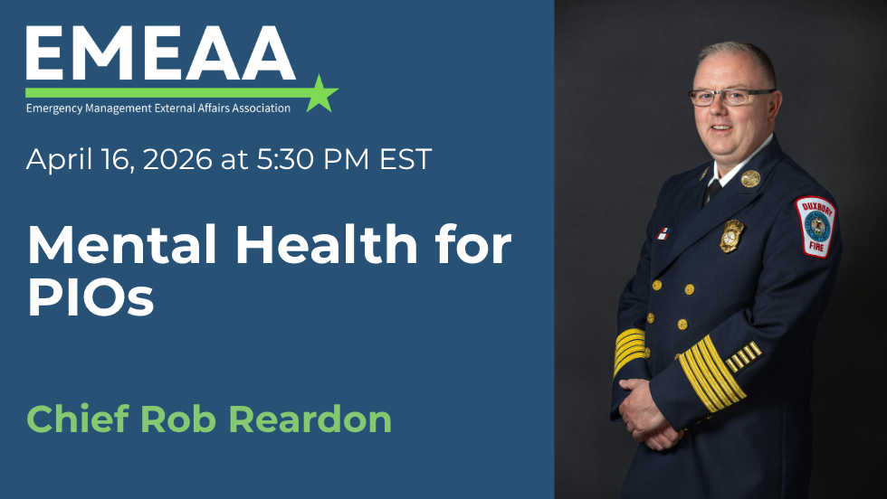Mental Health for PIOs with Chief Reardon