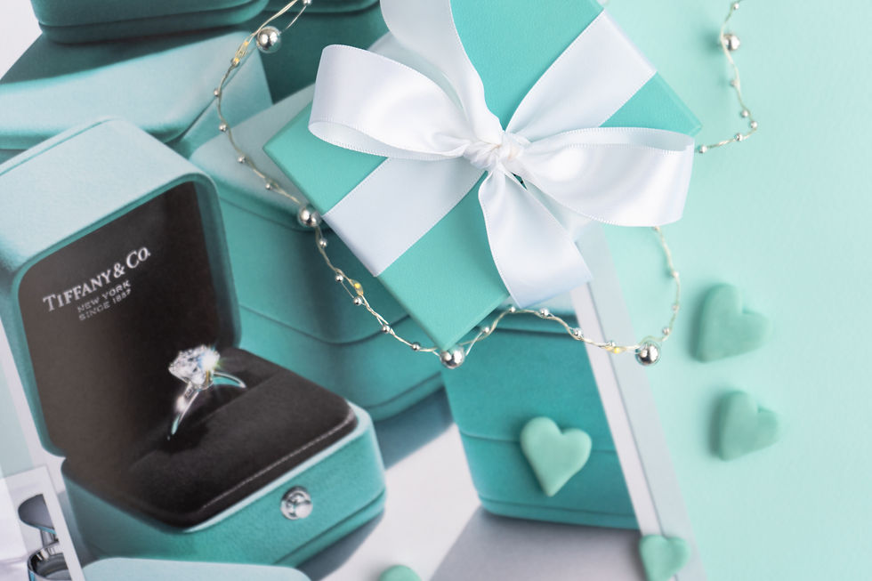 ケースに入ったTIFFANY宝石