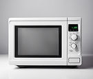 Microwave repair service by Al Best Appliance Repair in a modern kitchen.
