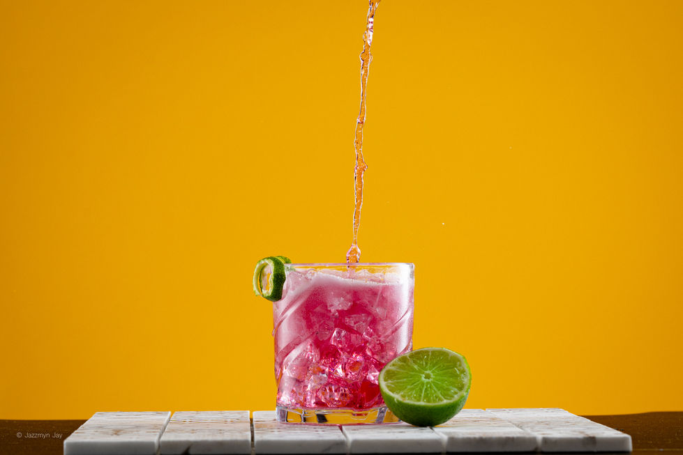 purple drink flowing 