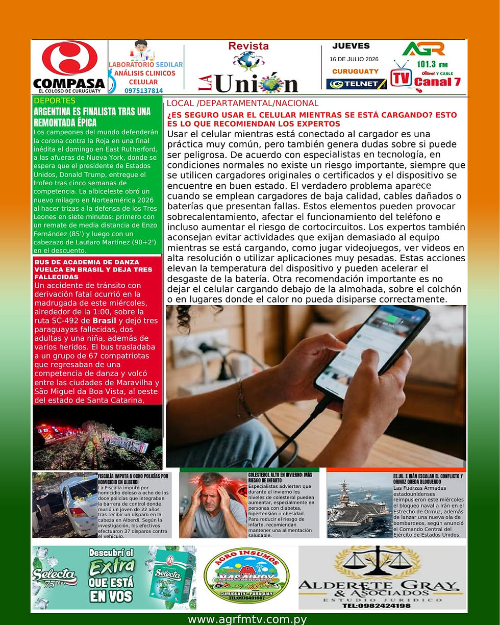 TAPA DE LA REVISTA