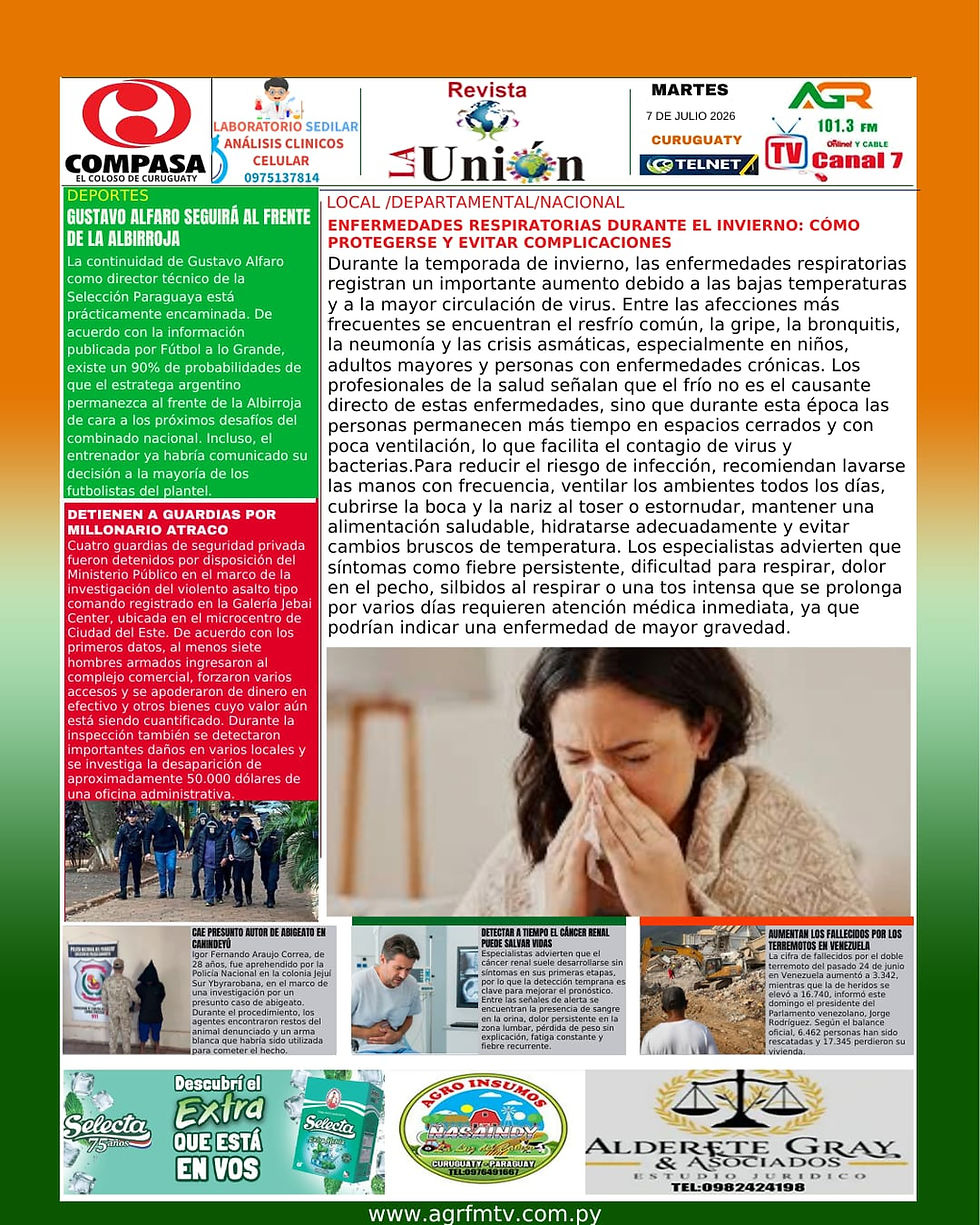 TAPA DE LA REVISTA