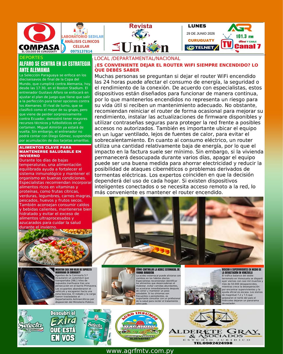 TAPA DE LA REVISTA