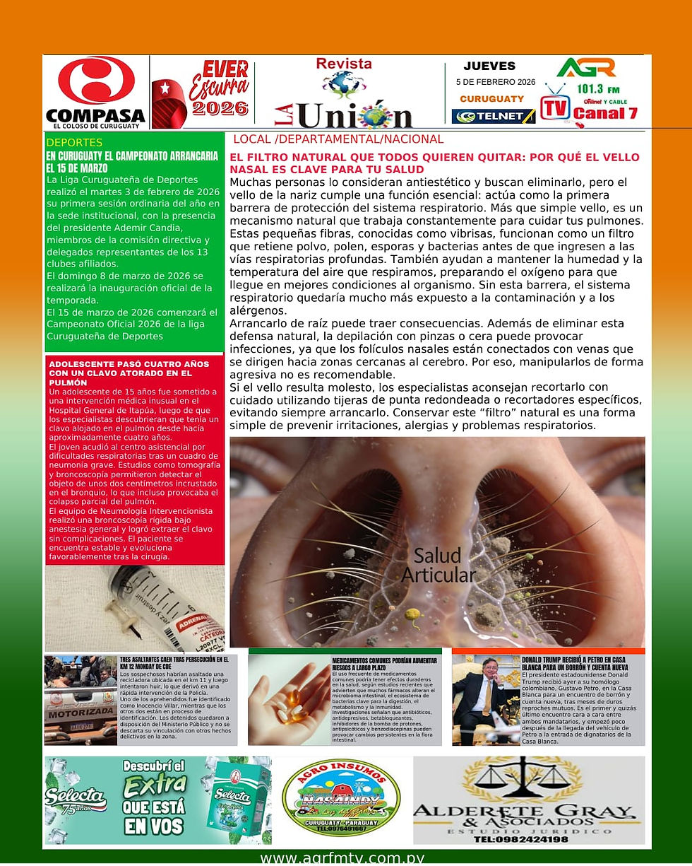 TAPA DE LA REVISTA