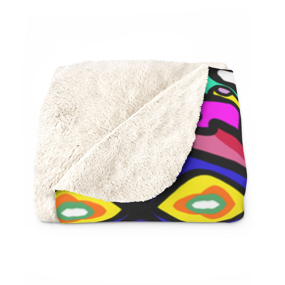 Thumbnail: Ngozi- Fleece/Fur Blanket