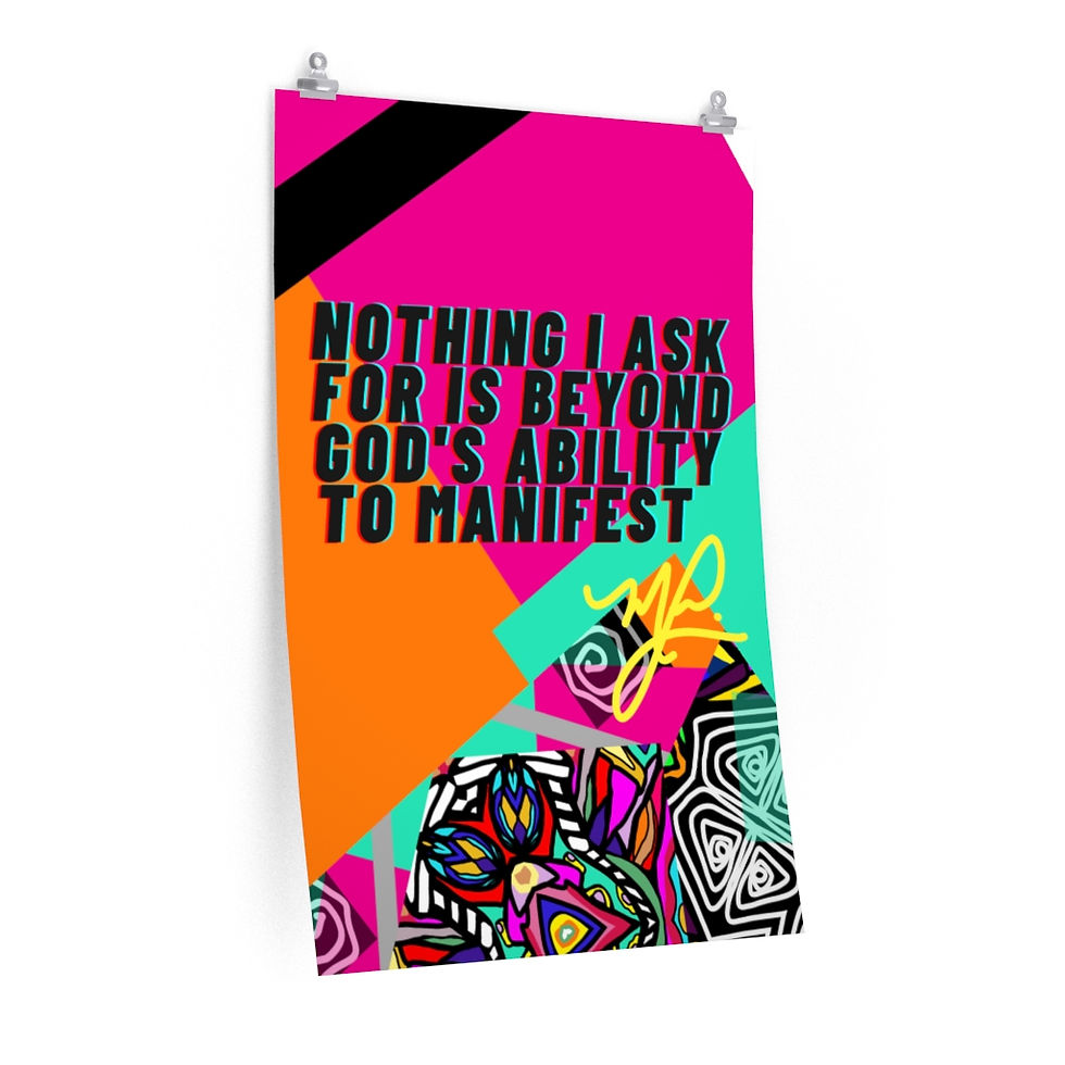 Thumbnail: "Nothing I Ask For" - Premium Matte Vertical Poster