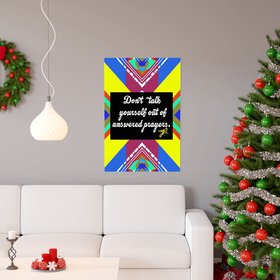 Thumbnail: "Don't Talk Yourself" (MAL) - Premium Matte Vertical Poster