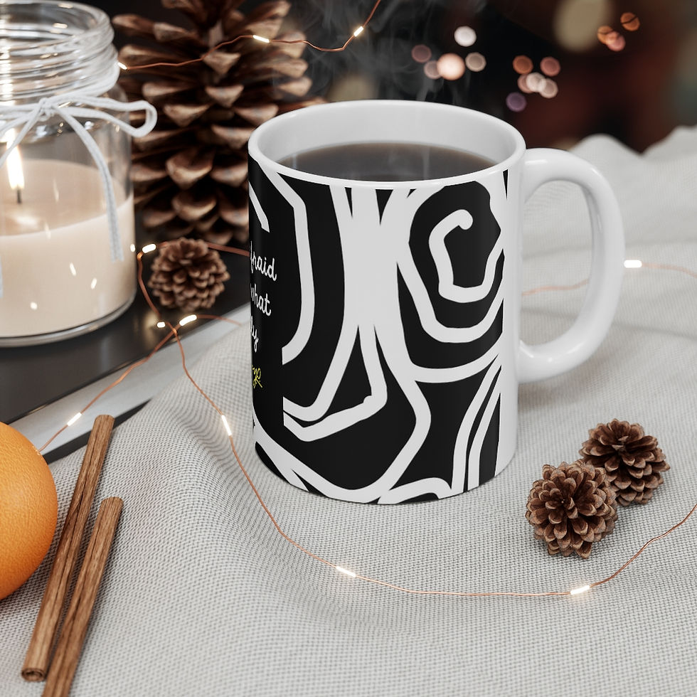Thumbnail:  "Stop Being" (BW) - Ceramic Mug 
