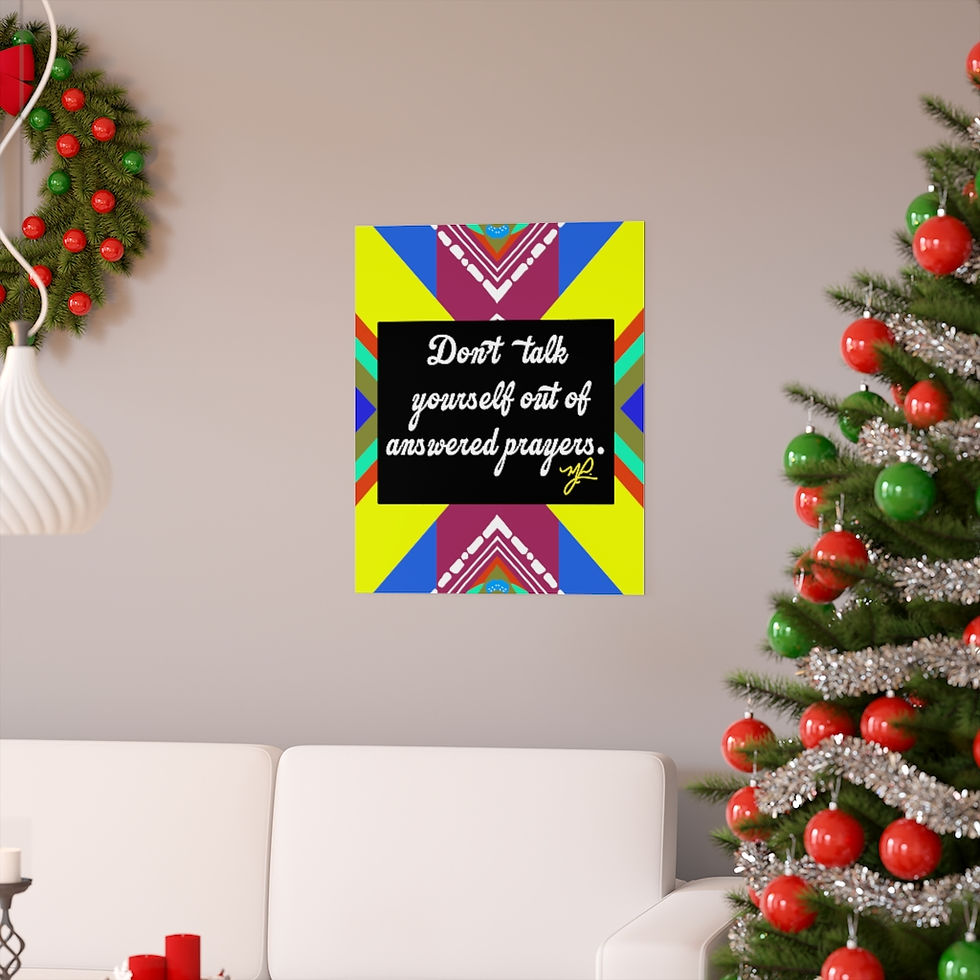 Thumbnail: "Don't Talk Yourself" (MAL) - Premium Matte Vertical Poster