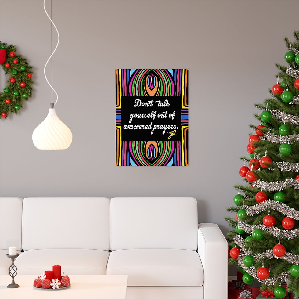 Thumbnail:  "Don't Talk Yourself" (SWL) - Premium Matte Vertical Poster