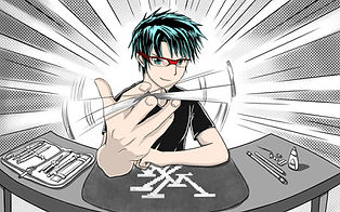 animado de la placa giratoria