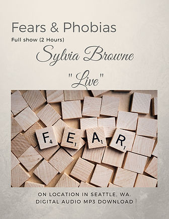 Fears and phobias