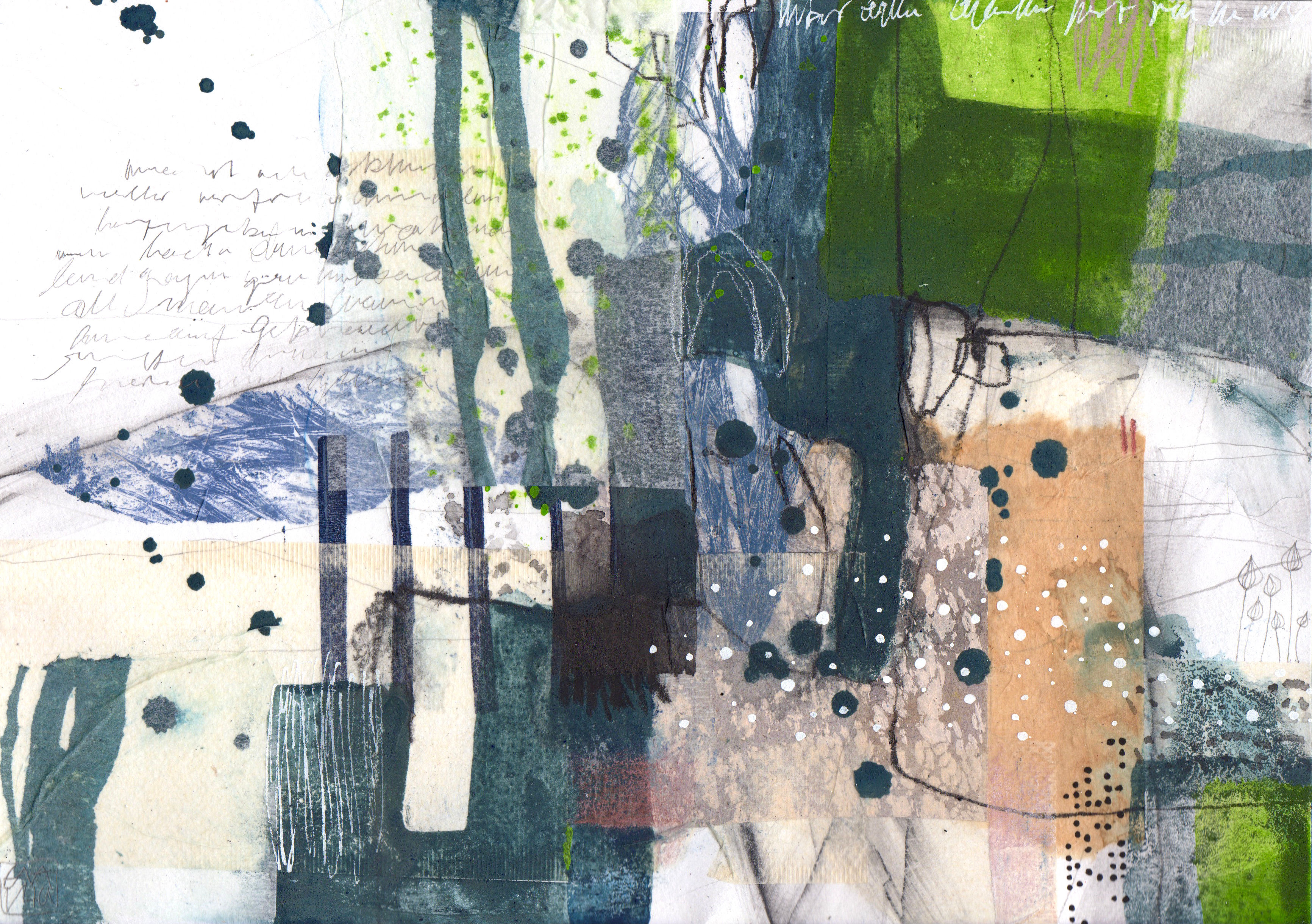 Kurs 270628 // Poetische Mixed Media Collage   // Eva Kalien