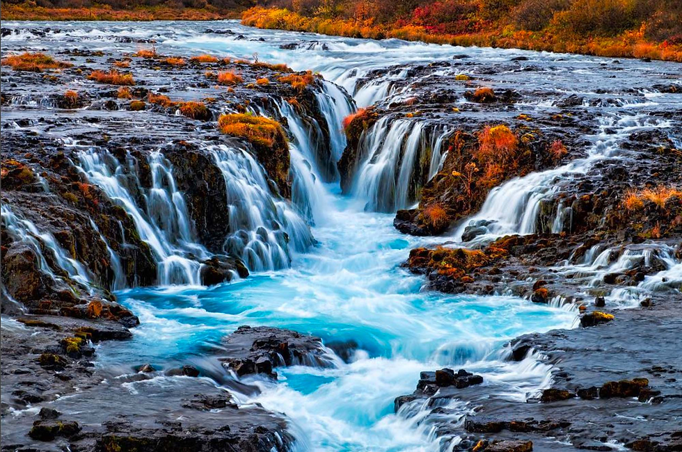 Bruarfoss waterfall