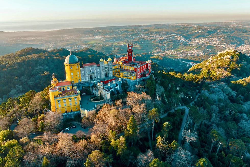 Sintra Pena Palace Portugal - fairytale palace UNESCO day trip from Lisbon