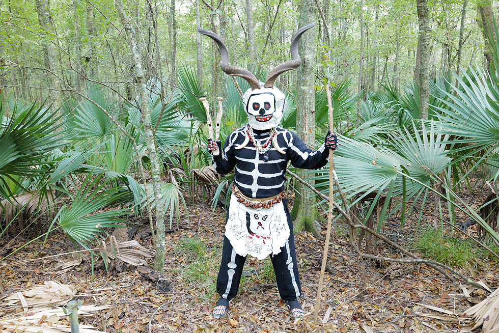 Thumbnail: Chief Sunpie Barnes - Skull and Bones Portraits