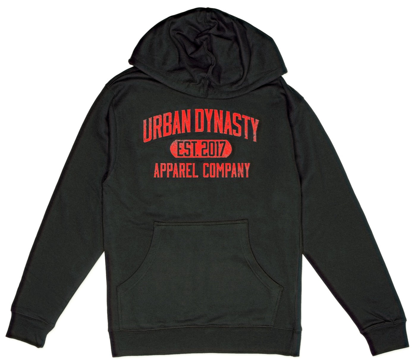 UD "Classic Athletic" Black & Red Pull Over Sweatshirt