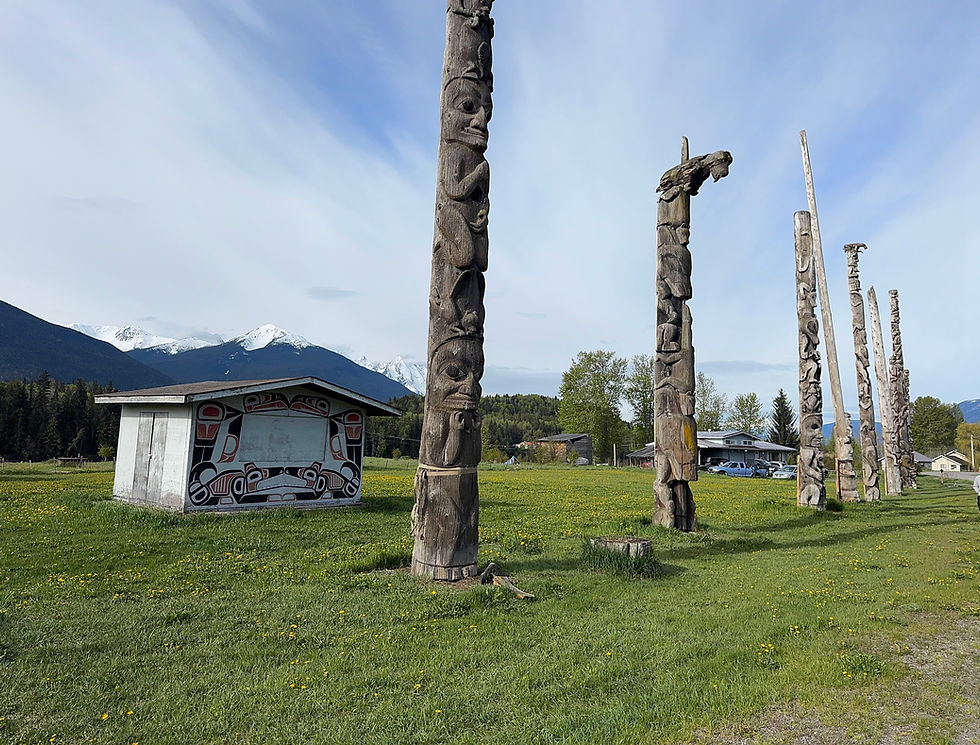 Gitwangak Totem Poles