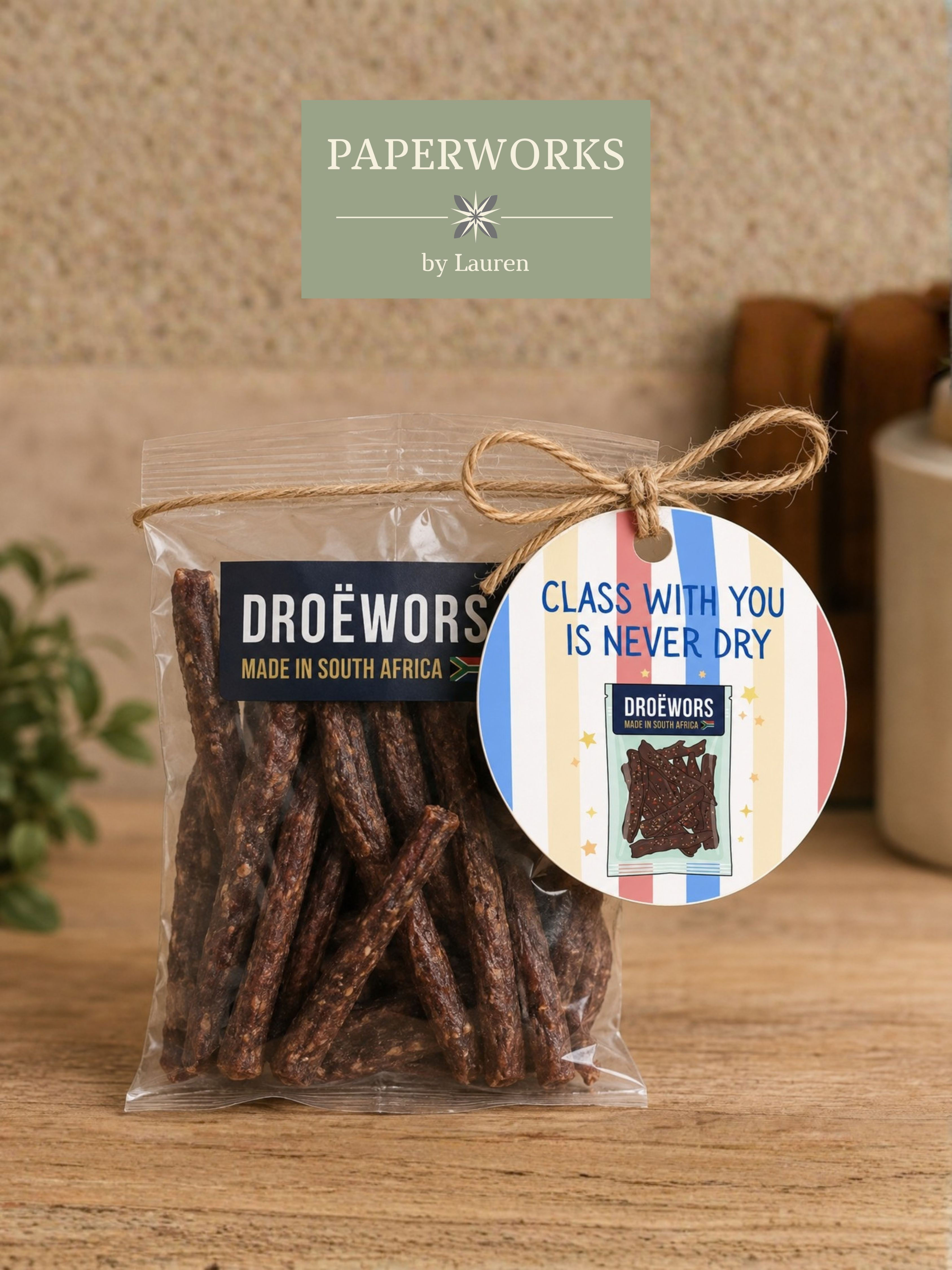 Teacher Appreciation: Biltong&Snacks (round)