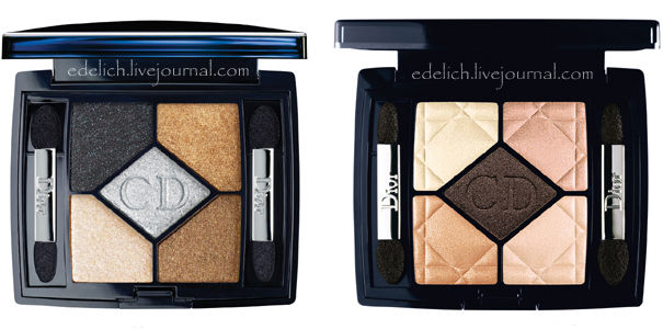 Dior Holiday 2010 5 color eyeshadow palette Dior Minaudiere Holiday 2010 Makeup Collection New Photos