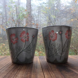 焼酎カップ 秋桜