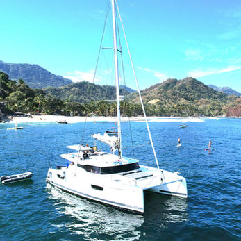Luxury catamaran rental in Nuevo Vallarta